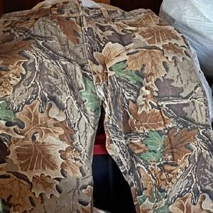 Men's Wrangler Rugged Wear Camo Hunting Pants - Oak Leaf Pattern